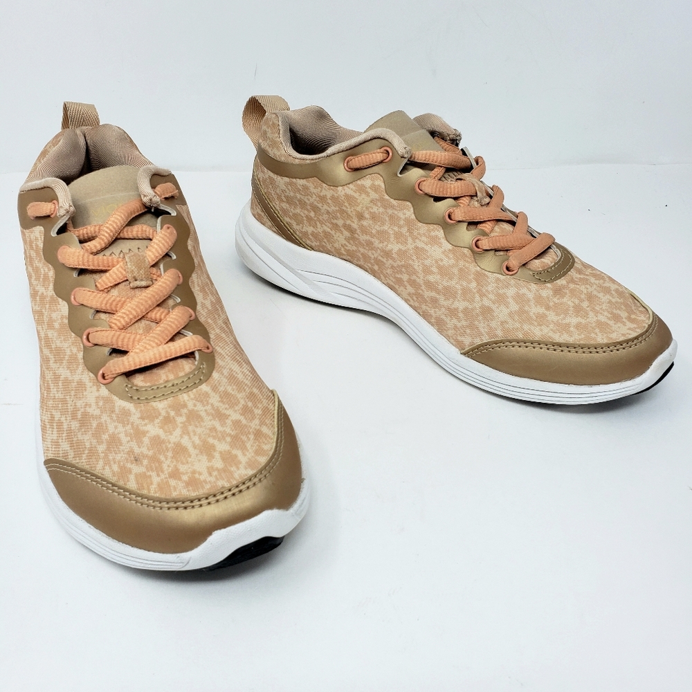 Vionic Python Lace Up Peach Gold Sneakers Women - image 1